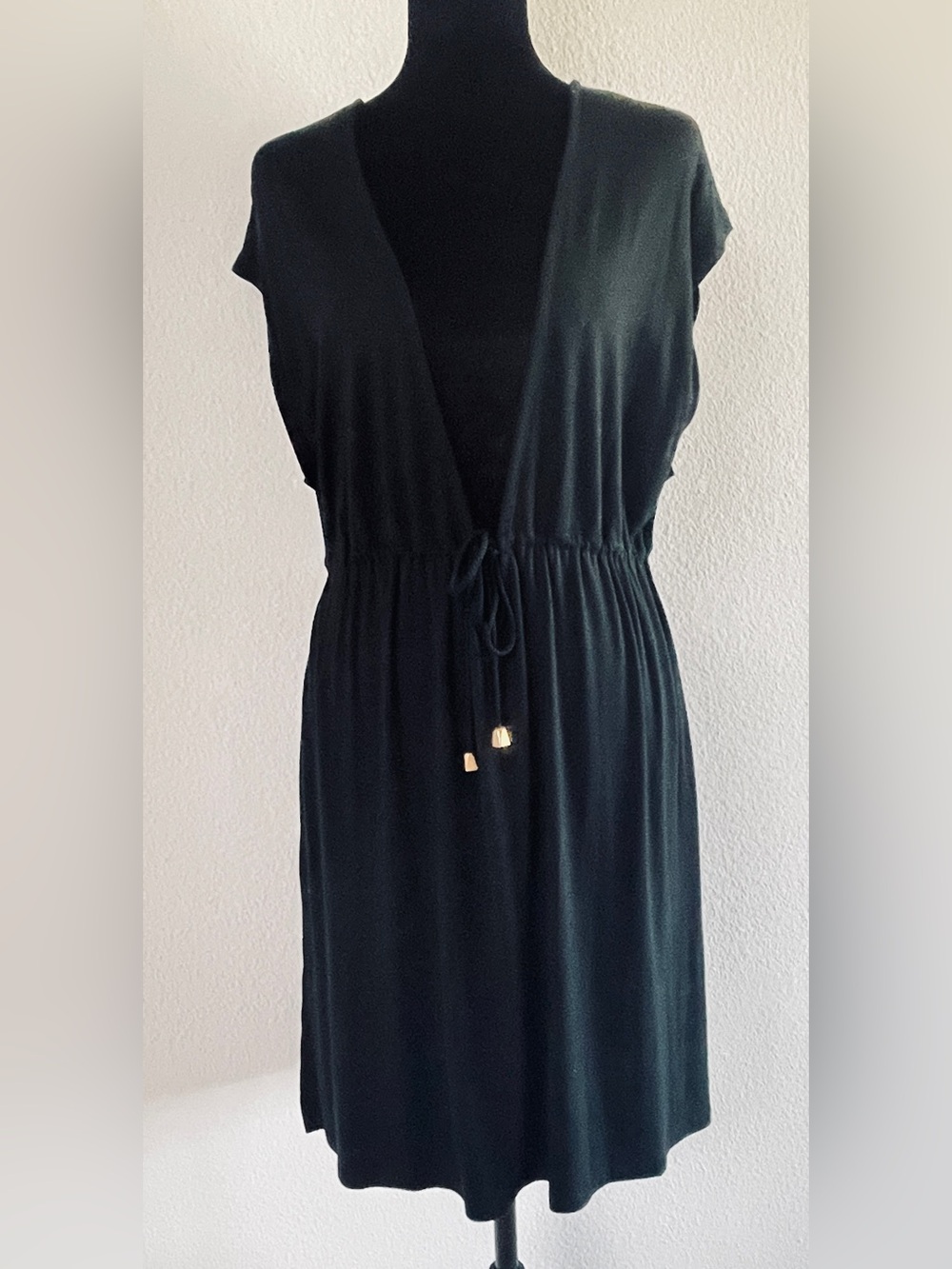 NWO Merona Black Coverup with Drawstring Waist